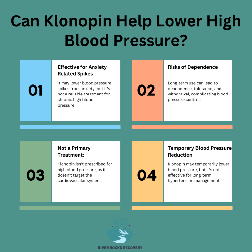 Is Klonopin an effective treatment for high blood pressure?