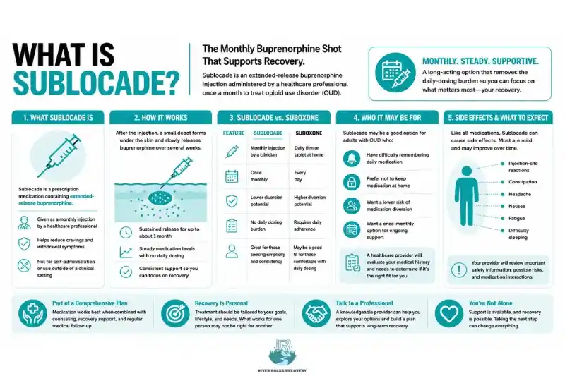 What Is Sublocade How the Monthly Buprenorphine Shot Works, and Who It Is For